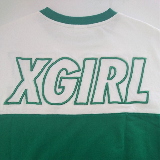 X-girl(エックスガール)の【美品】X-girl  エックスガール ワンピース 半袖 Tシャツ ロンT レディースのトップス(Tシャツ(半袖/袖なし))の商品写真