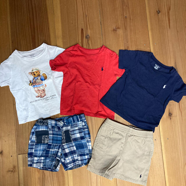 POLO RALPH LAUREN(ポロラルフローレン)のポロラルフローレン　サイズ80〜90 10点セット キッズ/ベビー/マタニティのベビー服(~85cm)(Ｔシャツ)の商品写真