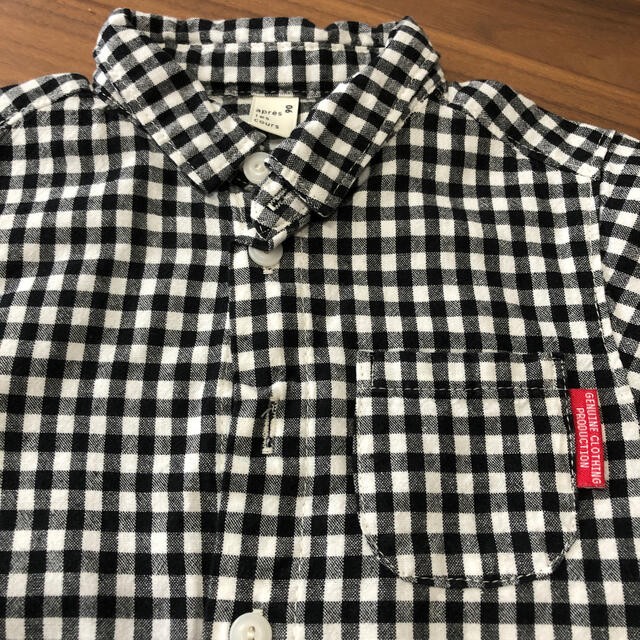 F.O.KIDS(エフオーキッズ)の美品　アプレクール　９０サイズ  シャツ キッズ/ベビー/マタニティのキッズ服男の子用(90cm~)(ブラウス)の商品写真