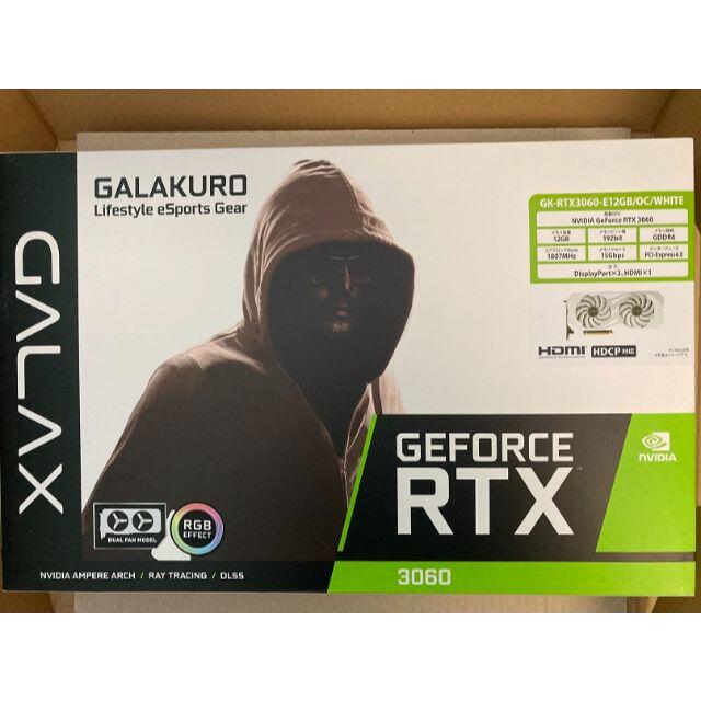 GK-RTX3060-E12GB/OC/WHITEグラフィックボード