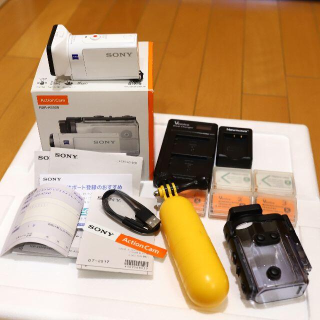 最新な SONY HDR-AS300 アクションカム　おまけ付 ビデオカメラ