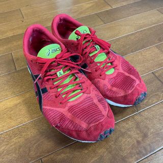 アシックス(asics)のasics アシックス　ターサージール　28.0cm シューズ　中古　赤　(シューズ)