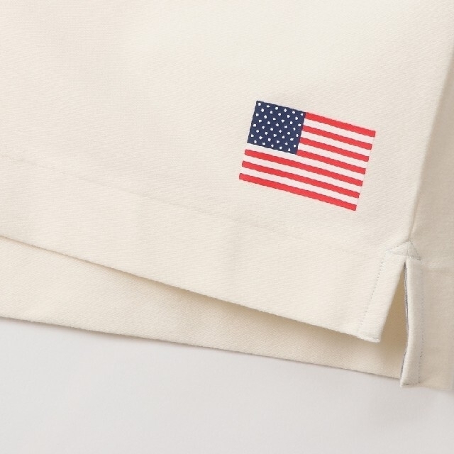 Champion(チャンピオン)の新品 L Champion golf mock neck shirt USA 白 スポーツ/アウトドアのゴルフ(ウエア)の商品写真