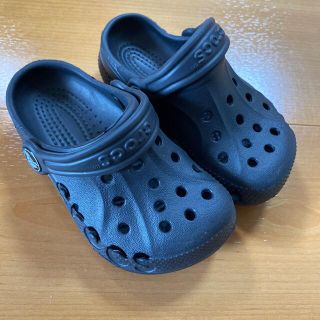 クロックス(crocs)のクロックス　黒　新品(サンダル)