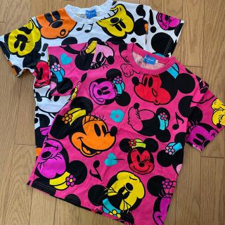 ディズニー(Disney)のDisney RESORT　総柄Tシャツ set(Tシャツ/カットソー)