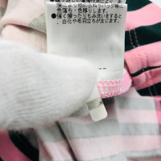 美品★PEARLY GATES★袖フリル ストライプコットンシャツ(0)ゴルフ 8