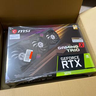 新品未開封 MSI GeForce RTX 3070 GAMING X TRIO(PCパーツ)