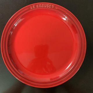 ルクルーゼ(LE CREUSET)のルクルーゼ  プレート 23cm  レッド(食器)