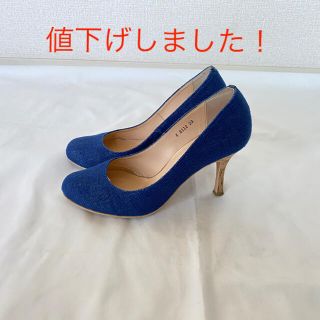 ビバアンジェリーナ(VIVA ANGELINA)の【VIVA ANGELINA】パンプス　デニム　ブルー　23cm(ハイヒール/パンプス)