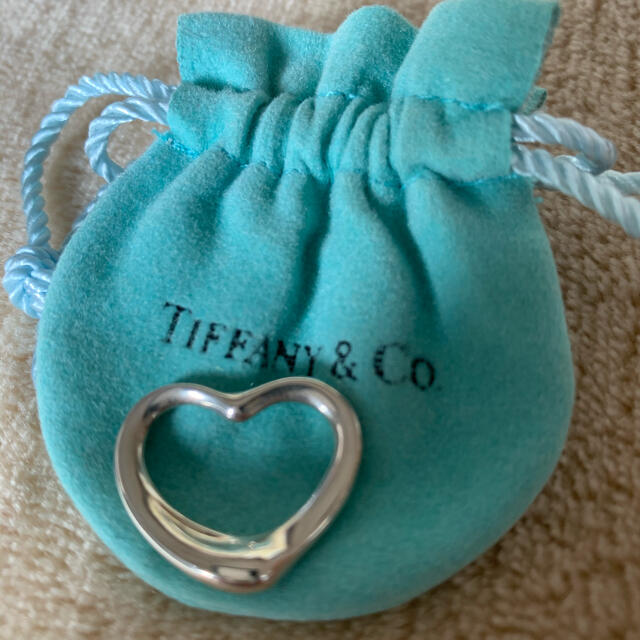 Tiffany ティファニー#オープンハート#幅約2cm