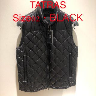 タトラス(TATRAS)のTATRAS ダウンベスト 02サイズ BLACK 新品未使用！(ダウンベスト)