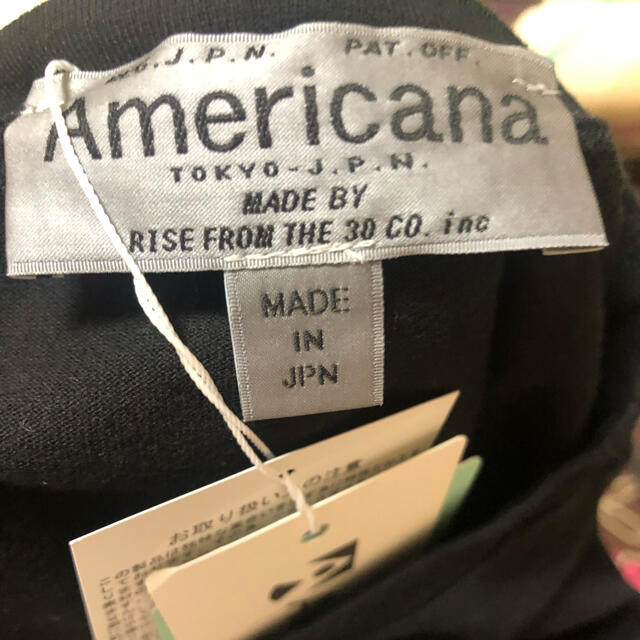 Americana 新品未使用タグ付き Ꭲシャツ