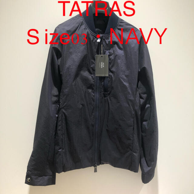 TATRAS ダウンベスト 03サイズ NAVY 新品未使用！