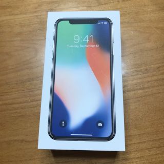 アイフォーン(iPhone)の【SIMロック解除】iPhoneX 64GB  元キャリアソフトバンク(スマートフォン本体)