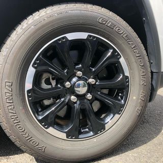 ジープ(Jeep)の値下げ！！ジープ純正ホイール　YOKOHAMAジオランダー　18インチタイヤ(タイヤ・ホイールセット)