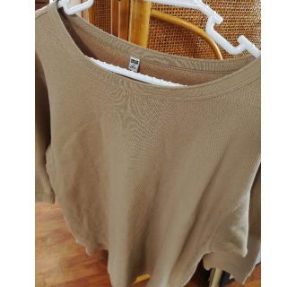 ユニクロ(UNIQLO)の【ユニクロ】ワッフル サーマル カットソー(カットソー(長袖/七分))