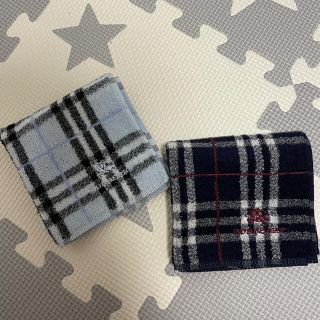 バーバリー(BURBERRY)の【新品】バーバリー　タオルハンカチ　２枚セット(ハンカチ)