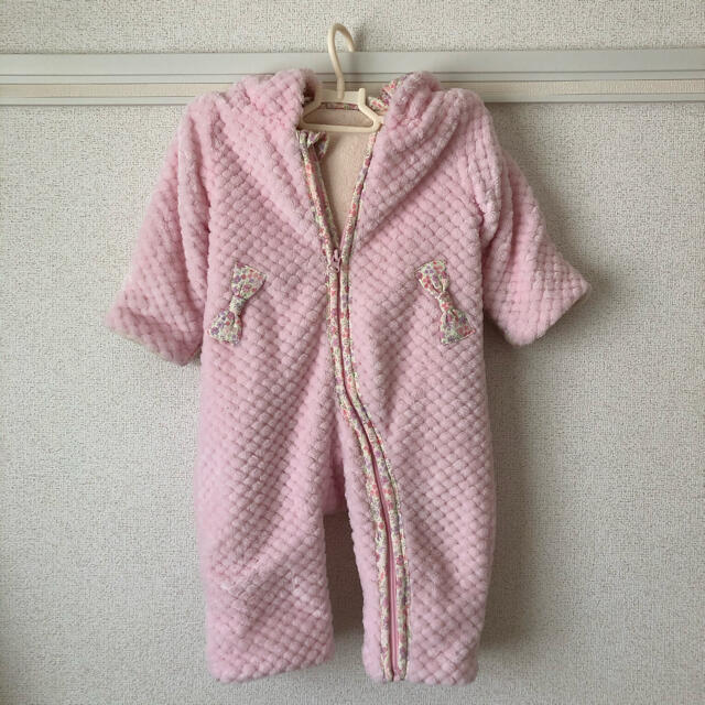 Nishiki Baby(ニシキベビー)のスウィートガール　スイートガール　カバーオール　バギーオール　80 キッズ/ベビー/マタニティのベビー服(~85cm)(カバーオール)の商品写真