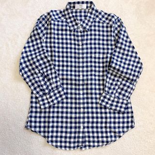 ユニクロ(UNIQLO)のUNIQLO♡ギンガムチェックリネンシャツ(シャツ/ブラウス(長袖/七分))