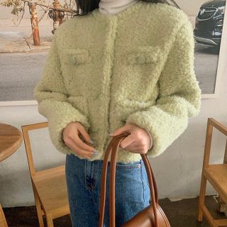 ザラ(ZARA)のlIyvintage ジャケット♡(ノーカラージャケット)