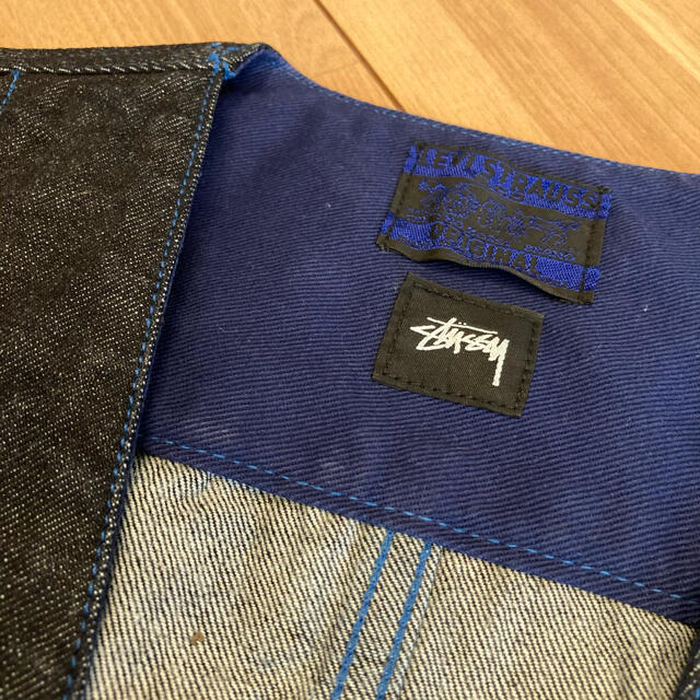 stussy ストゥーシー　LEVISコラボ　メンズベスト　ジーンズ　Mサイズ