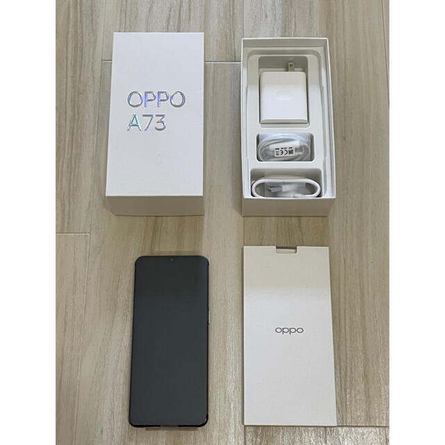 OPPO A73 CPH2099 ダイナミックオレンジSIMフリースマートフォン/携帯電話