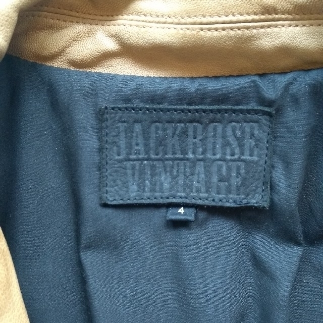 JACKROSE(ジャックローズ)のJACKROSE VINTAGE　ラム革　ジャケット メンズのジャケット/アウター(レザージャケット)の商品写真