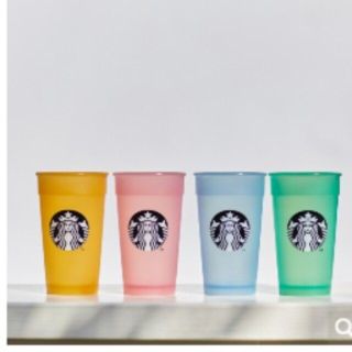 スターバックスコーヒー(Starbucks Coffee)のスターバックス カラーチェンジコールドカップセット完売品 新品未使用(グラス/カップ)