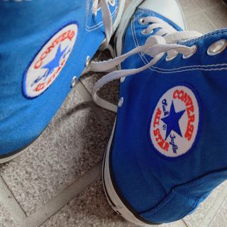 コンバース(CONVERSE)のコンバース ハイカット ブルー(スニーカー)