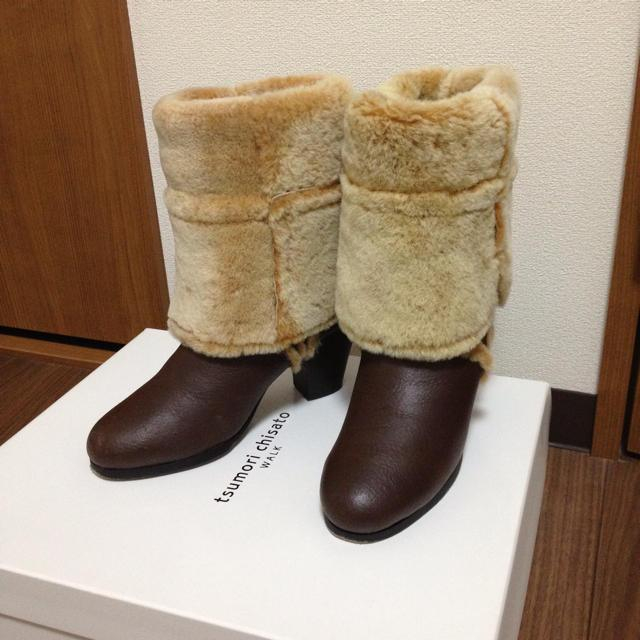 TSUMORI CHISATO(ツモリチサト)のツモリチサト ファーブーツ レディースの靴/シューズ(ブーツ)の商品写真
