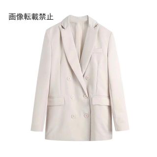 ザラ(ZARA)の🌼春新作💐4124◆ダブル テーラードジャケット ブレザー(テーラードジャケット)