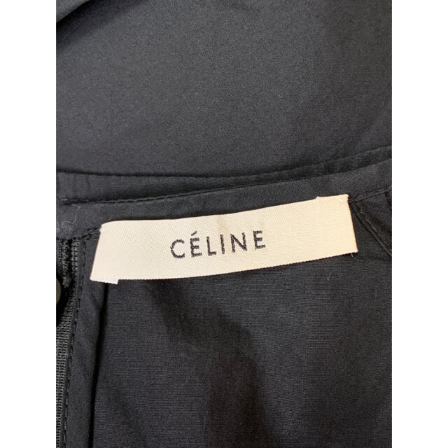 celine(セリーヌ)のタグ付き CELINE セリーヌ ノースリーブカットソー ブラック レディースのトップス(カットソー(半袖/袖なし))の商品写真