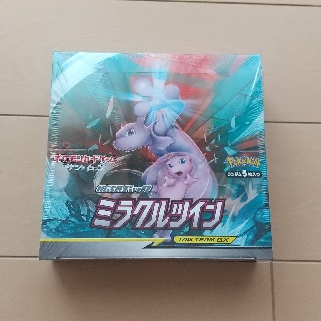 ポケモンカードゲーム サン&ムーン 拡張パック ミラクルツイン  1BOX