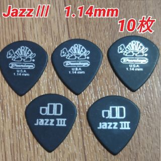 ダンロップ(DUNLOP)のJim Dunlop Tortex Jazz Ⅲ 1.14mm 10枚(エレキギター)