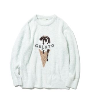 ジェラートピケ(gelato pique)の【完売品】ジェラートピケ　パウダーモチーフ　ジャガード　プルオーバー　ジェラート(ルームウェア)