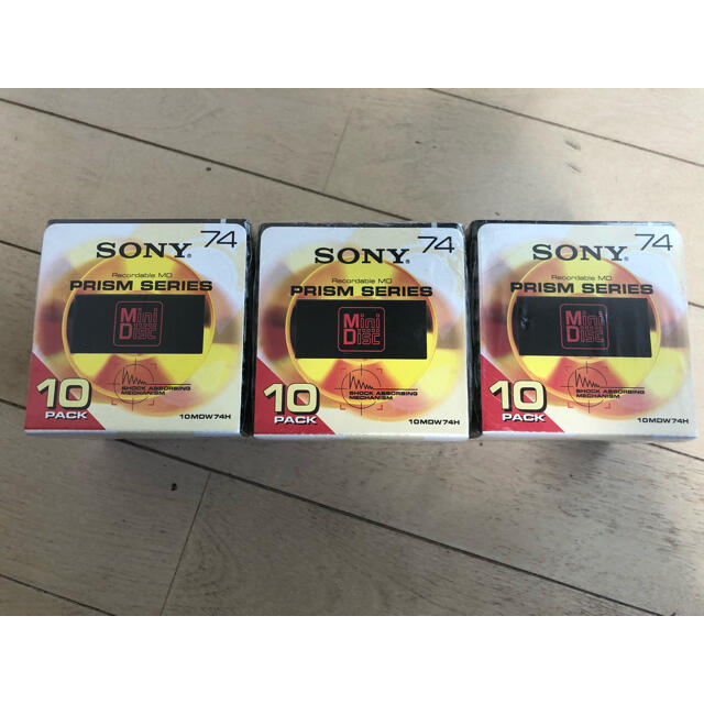 SONY(ソニー)の新品未開封 MD ディスク 30枚セット（10枚パック×3） エンタメ/ホビーのCD(その他)の商品写真