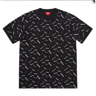 シュプリーム(Supreme)のSupreme Scatter Ringer Tシャツ Black(Tシャツ/カットソー(半袖/袖なし))