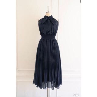 スナイデル(SNIDEL)のHer lip to PleatedChiffonMidiDress(ロングワンピース/マキシワンピース)