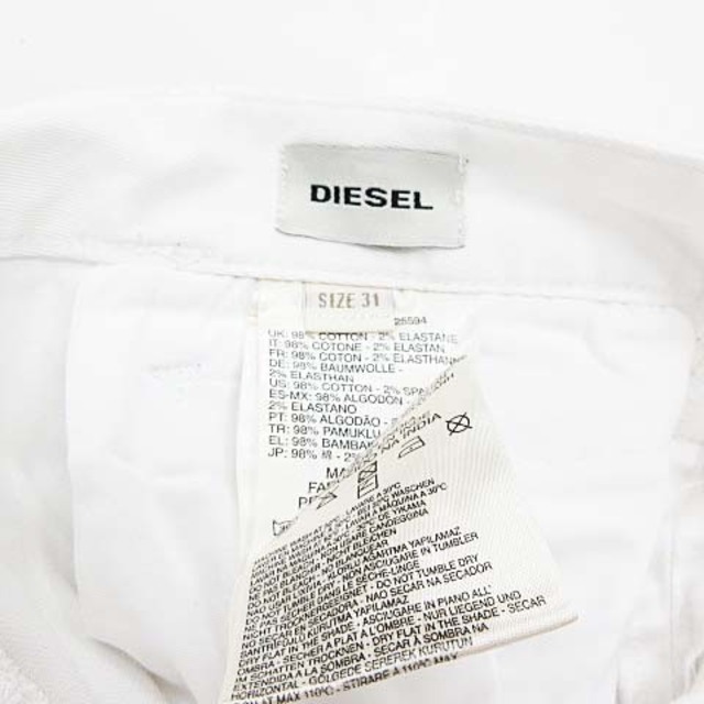 DIESEL(ディーゼル)のディーゼル ショートパンツ ショーツ ストレッチ デニム ジッパーフライ 31 メンズのパンツ(ショートパンツ)の商品写真