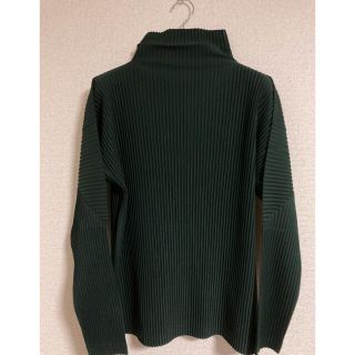 プリーツプリーズイッセイミヤケ(PLEATS PLEASE ISSEY MIYAKE)のHOMME PLISSE ISSEI MIYAKE タートルネック グリーン(Tシャツ/カットソー(七分/長袖))