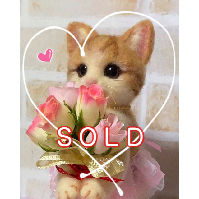 見本❣️羊毛フェルト。子猫ちゃんドール。贈り物。インテリア。 | www