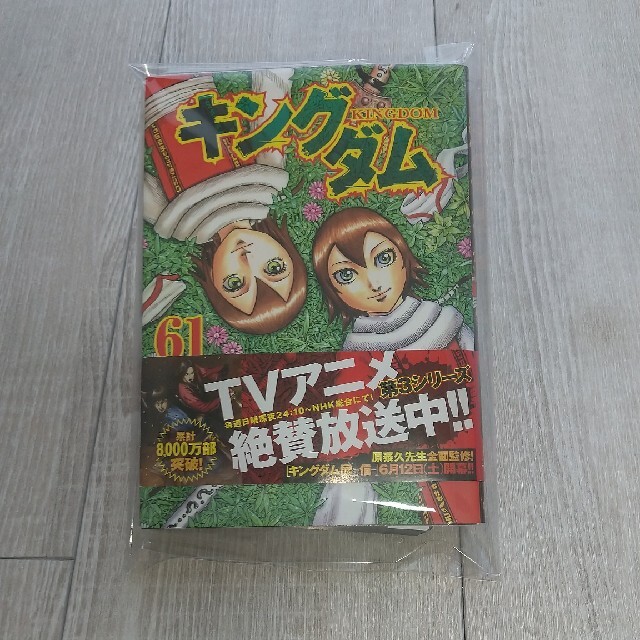 集英社(シュウエイシャ)の新品・未使用キングダム61巻 エンタメ/ホビーの漫画(青年漫画)の商品写真