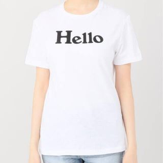 マディソンブルー(MADISONBLUE)のmadisonblue  マディソンブルー　Hello ロゴTシャツ(Tシャツ(半袖/袖なし))