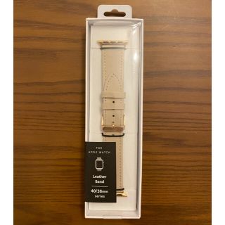 アップルウォッチ(Apple Watch)のApple Watch レザーバンド ベージュ (レザーベルト)