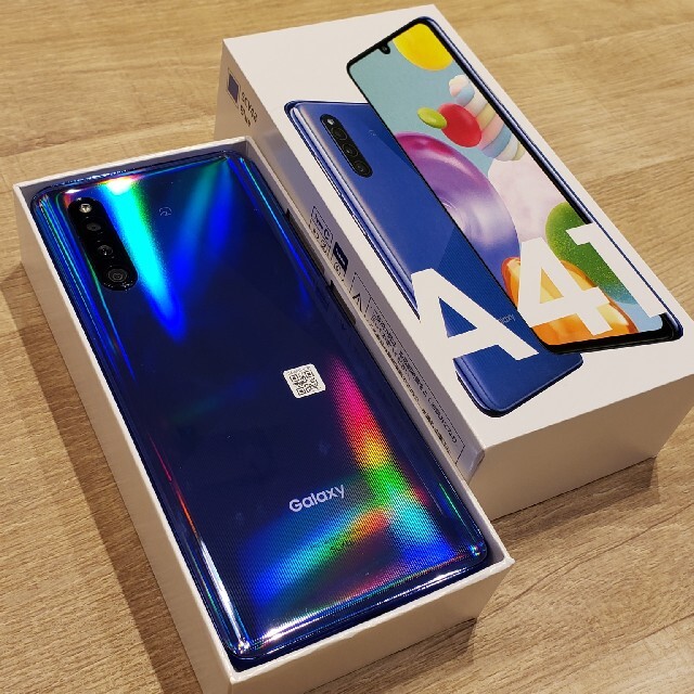 Galaxy A41 SCV48 ブルー 64GB 新品