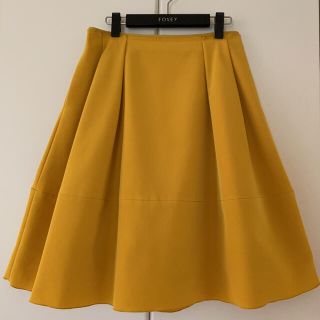 フォクシー(FOXEY)の♡美品♡ FOXEY バロン スカート 希少 42 アンティークイエロー(ひざ丈ワンピース)