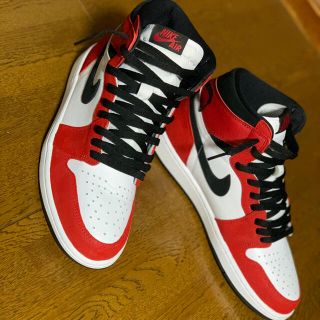 ナイキ(NIKE)のGW限定！AIR JORDAN 1 カスタムCHICAGO風 エアジョーダン1(スニーカー)