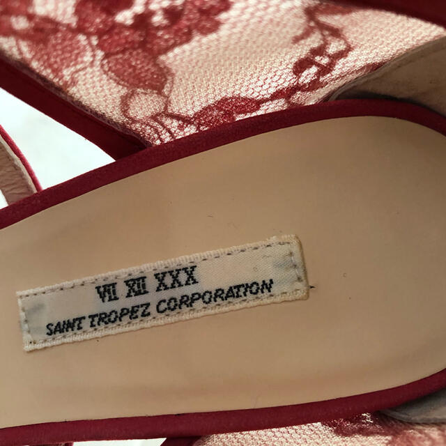 VII XII XXX(セヴントゥエルヴサーティ)のセブントゥエルブサーティー　パンプスRED レディースの靴/シューズ(ハイヒール/パンプス)の商品写真