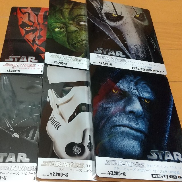 スター・ウォーズスチールブック セットエピソード1~6 - DVD/ブルーレイ スター・ウォーズスチールブック セットエピソード1~6 - DVD/ブルーレイ
