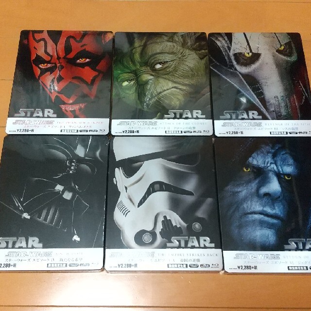 スター・ウォーズスチールブック セットエピソード1~6 - DVD/ブルーレイ スター・ウォーズスチールブック セットエピソード1~6 - DVD/ブルーレイ